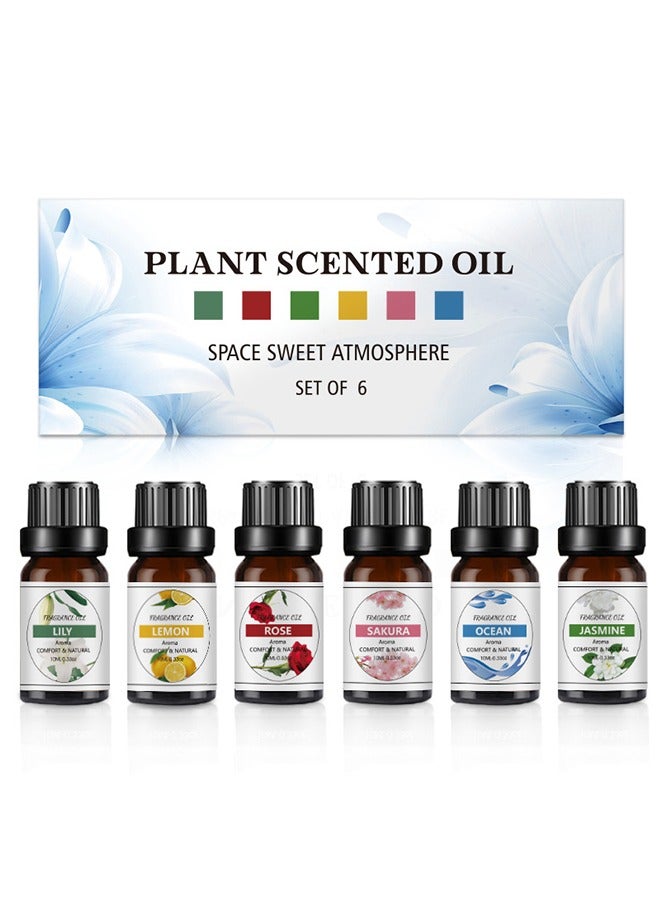 100% Pure 6-Pack Aromatherapy Essential Oils Therapeutic Grade Essential Oils Gift Set - Image 1
